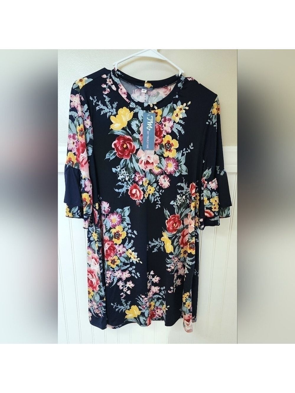 TM by Truly Me Women's Floral Print Dress Medium - New With Tags